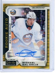 2018-19 O-Pee-Chee Platinum Michael Dal Colle R-MD Seismic Gold Rookie Auto /25 - Picture 1 of 1
