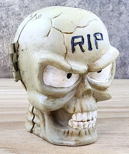 Calavera de apertura de Halloween vintage con escenas de esqueleto - Imagen 1 de 7