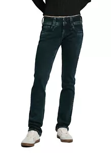 Pepe Jeans Mujeres Jeans SLIM JEANS MW ICONIC GEN - Slim Fit Azul - Denim Oscuro - Imagen 1 de 3