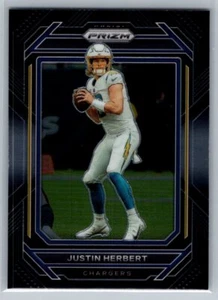 2022 Panini Chronicles #PB-5 Justin Herbert Prizm schwarz fast neuwertig oder besser - Bild 1 von 2
