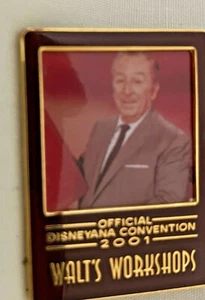 Disney Walt's Workshop 2001 Disneyana Convention Pin Pic #6861 LE - Picture 1 of 2