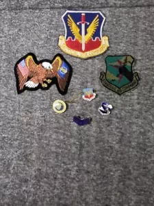 Lot Of 7- U.S Air Force Patches & Pins- 3 Patches- 4 Pins - Picture 1 of 21