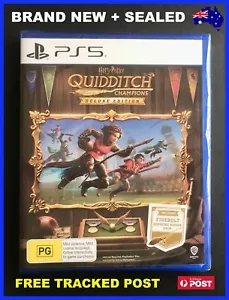 HARRY POTTER: QUIDDITCH CHAMPIONS Deluxe Edition PlayStation PS5 Game NEW Sealed - Picture 1 of 13