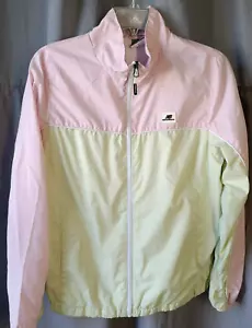 New Balance Windbreaker Pink and Mint Full Zip Women's Med - Picture 1 of 15