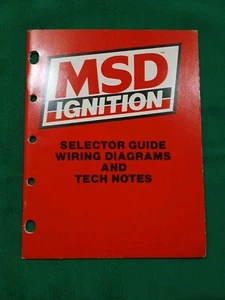 Guía selectora MSD IGNITION diagramas de cableado y notas técnicas libro de solución de problemas - Imagen 1 de 6