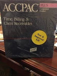 $5000 Brand New Accpac plus 6.0 Time and Billing software. Shrink wrapped. - Picture 1 of 4