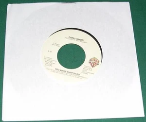 CARLY SIMON - You Know What To Do / Orpheus (45 RPM Single) VG+ - Picture 1 of 1