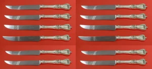 Old Colonial by Towle Sterling Silver Steak Knife Custom Set 12pc Serrated 8 3/4 - Picture 1 of 1