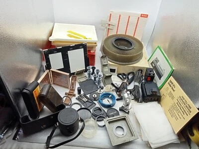 Lote Mixto Kodak De Colección Piezas Fotografía Carrusel Bandeja Deslizante y Más Piezas  Foto 1 de 4