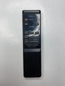 Realistic Model 11 TV VCR Remote Control, Black - OEM Original Vintage - Picture 1 of 2