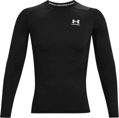 UNDER ARMOUR MENS COMPRESSION BASE-LAYER HEAT GEAR LONG SLEEVE MOCK SKIN 2xl - Image 1 of 4