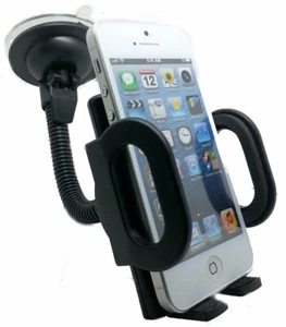 Universal Car Cradle Holder Windshield Mount Stand For Cell Phone iPhone Samsung - Picture 1 of 2