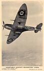 AIRCRAFT RECOGNITION POSTCARD NO 60 SPITFIRE GOOD PLUS VERY GOOD