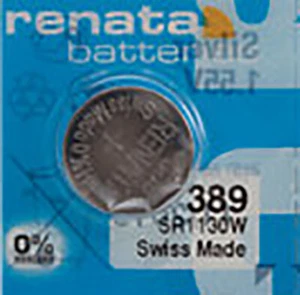 1 x Renata 389 Watch Batteries, SR1130W Battery | Shipped from USA - Picture 1 of 1