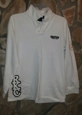 Kenneth Cole Reaction XL Niños Blanco Pullover Top Camisa Moda #9B Foto 1 de 3