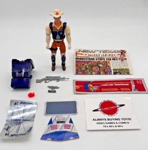 Figura completa de Mattel Laser Fire Bravestarr 1986 Bravestarr de colección - Imagen 1 de 4