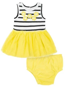 Gerber Baby 2-Piece Baby Girls Flowers Tulle Dress and Diaper Cover - Picture 1 of 8