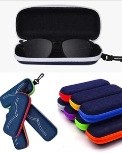 Portable Zipper Eye Glasses Cover Sunglasses Case Protector Holiday Gift Travel - Picture 1 of 27