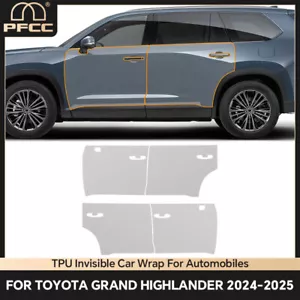 For Toyota Grand Highlander 2024 2025 Doors Precut Paint Protection Film PPF TPU - Picture 1 of 16