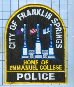 Polizei Patch - Tennessee - City of Franklin Springs - Bild 1 von 1