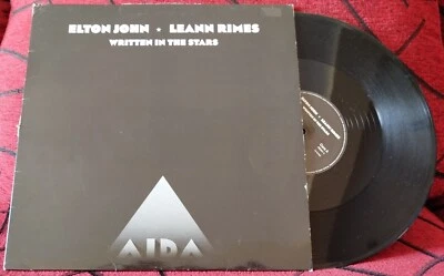 ELTON JOHN / LEANN RIMES **  Written In The Stars ** 1999 SPAIN PROMO 12" SINGLE Foto 1 de 4