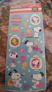 Peanuts Snoopy & Woodstock EASTET AUFKLEBER 30 Neu - Bild 1 von 4