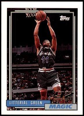 Litterial Green #299 1992-93 Topps - Image 1 of 2
