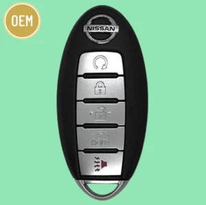 Nissan Armada 2017-2022 OEM 5 Button Smart Key CWTWB1G744 + Emergency Key - Picture 1 of 5