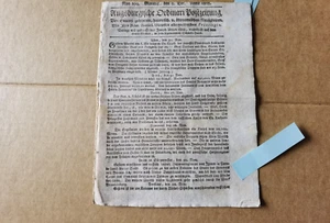 1805 Zeitung 294 Posen Gleiwitz Friedberg Augsburg von Rehm tot - Bild 1 von 7