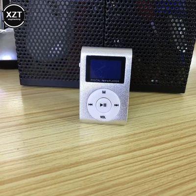 Portable MP3 Music Player Mini Metal Clip MP3 Student Walkman Support Micro SD T - Image 1 of 4
