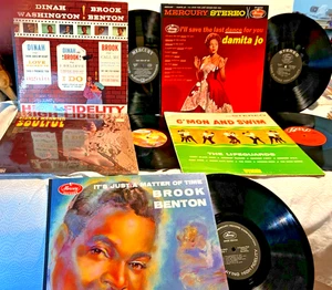 R & B LP lot; Damita Jo, Brook Benton, The Lifeguards, Dionne Warwick ++ - Picture 1 of 3
