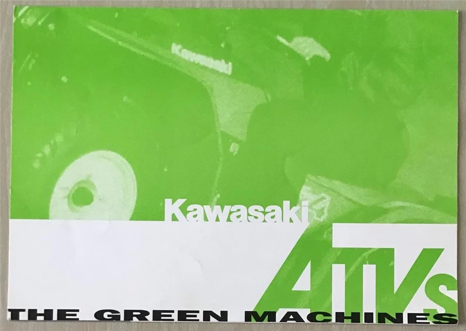 KAWASAKI KLF SERIES ATV Sales Brochure 1993 #99985-4900-03KLF The Green Machines - Image 1 of 4