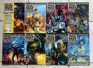 Star Wars Galaxy Magazine Lot Issue 1 2 3 4 5 6 7 8 Vintage Topps 90s - Picture 1 of 9