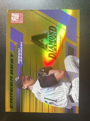 2004 Donruss Elite RANDY JOHNSON Career Best Gold #CB-32 /24 - Image 1 of 2