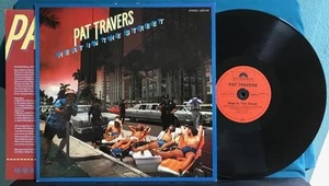 PAT TRAVERS HEAT IN THE STREET~NM ORIG 1978 POLYDOR GERMAN 1st PRESS~INSERT~ROCK - Picture 1 of 3