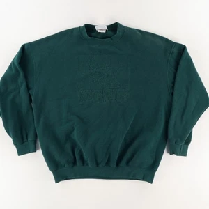 Vintage Lee Sport Louisville Riverfrogs besticktes Sweatshirt grün Herren XL - Bild 1 von 7