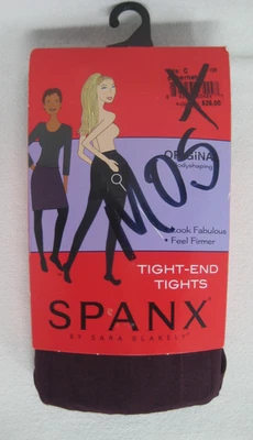 Medias ajustadas SPANX originales talla C Cabernet nuevas en paquete exceso Foto 1 de 4