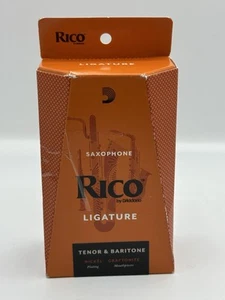 D'addario Rico Ligature, Baritone Sax, Nickel Plated - Picture 1 of 5