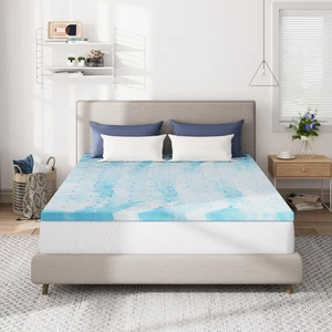 3 Inch Memory Foam Mattress Topper King Size, Gel Infused Memory Foam Bed Top... - Picture 1 of 5