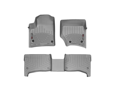 Forro de piso WeatherTech para VW Touareg 2009-2010 - 1ª y 2ª fila, gris Foto 1 de 4