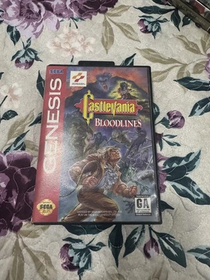 Castlevania: Bloodlines Sega Genesis 1994, Complete in Box CIB - Image 1 of 4