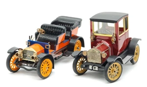 Colección Schuco 357 142 Mercedes 1902 Simplex + 1227 Ford Coupe T 1917 rareza - Imagen 1 de 12
