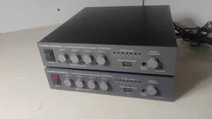Two Working Audio-Technica AT-MX341a Automatic Microphone Mixers 4 Ch. - Picture 1 of 11