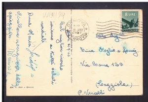 Cartolina Italia Repubblica Tariffa 8 Lire ISOLATO Democratica 1948 WBD1194 - Picture 1 of 1