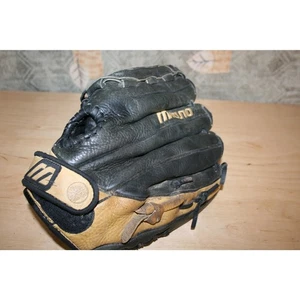 Guanto da baseball sinistro Mizuno GSP 1201D in pelle nero/marrone 12" - Foto 1 di 6