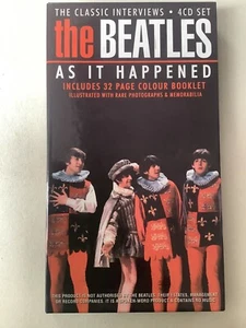 The Beatles: As it Happened Classic Interviews (4 X CD Set 2001) - Foto 1 di 8