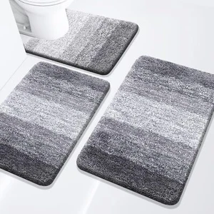 Bathroom Rugs Set 3 Piece, Extra Soft and Absorbent Bath Rugs, Machine Wash D... - Picture 1 of 4