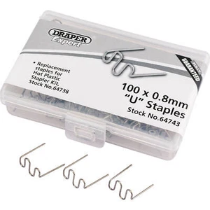 Draper U Staples for Hot Staplers 0.8mm Pack of 50 - Picture 1 of 1