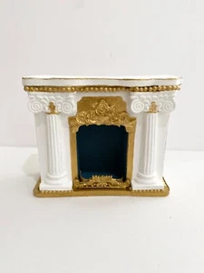 Miniature Dollhouse Fireplace - Picture 1 of 9