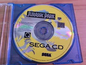 JURASSIC PARK Sega CD Disc ONLY RESURFACED SHIPSFREE TESTED RARE !! VINTAGE - Picture 1 of 2